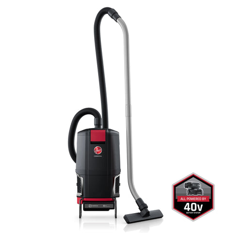 Hoover Commercial 40V Brushless Backpack Vacuum, Tool Only (Battery/Charger Sold Separately)