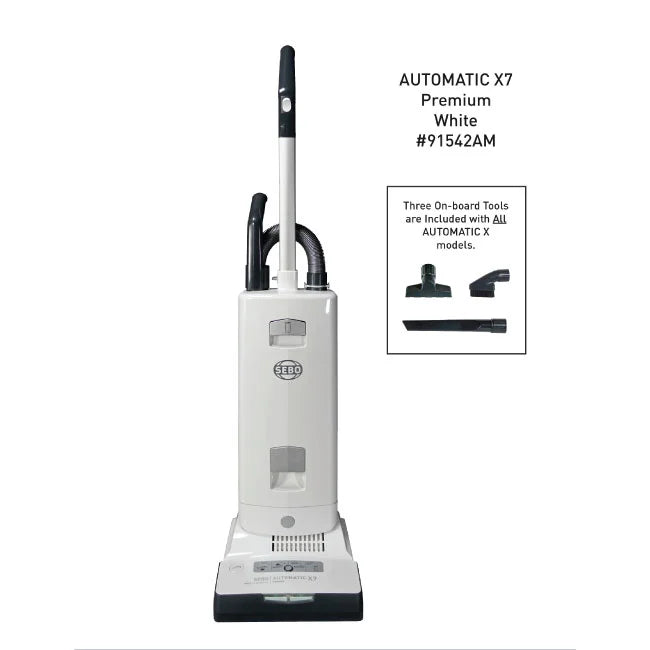 SEBO 91542AM AUTOMATIC X7 Premium, with brush-mode button and headlight (white)