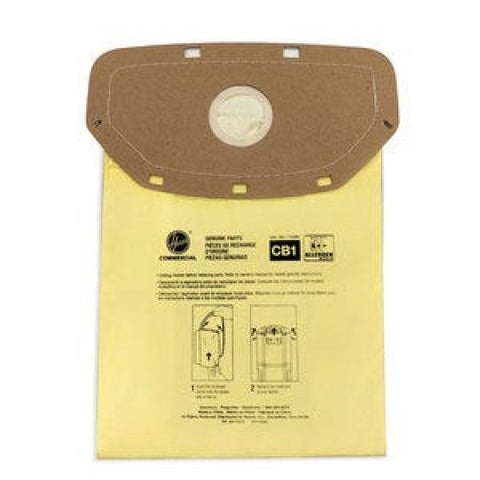 Hoover AH10232 MPWR 6 Qt. Closed Collar Backpack Vacuum Bags 10-Pack