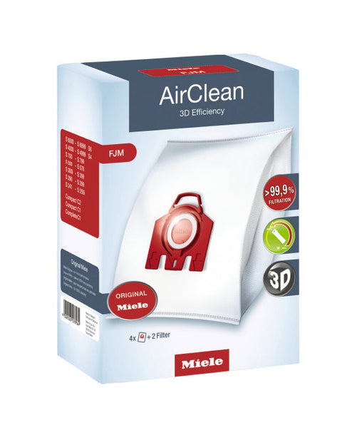 Miele HyClean Type FJM Vacuum Bag, Fits F/J/M Canister Models (formerly MIE10123220)