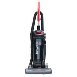 Sanitaire SC5845B QuietClean 15-Inch HEPA Bagless Upright Vacuum, CRI Green Label