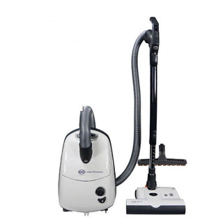 SEBO AIRBELT E3 Premium Canister Vacuum with ET-1 Power Head (White)