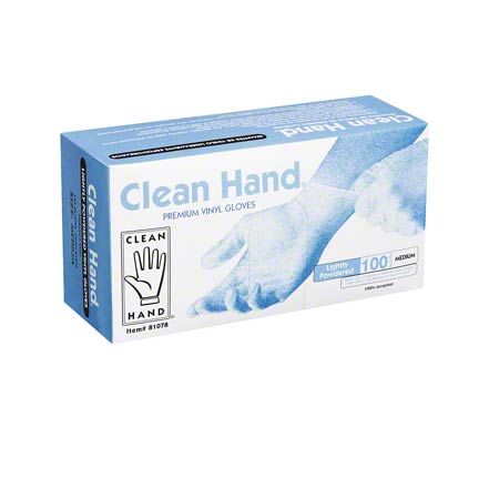 Volk Clean HandÂ® General Purpose Powder-Free Vinyl Gloves, 100/box