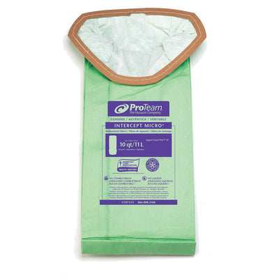 ProTeam 107313 Intercept Micro Filter Bags for Super Coach Pro 10 Backpack Vacuum