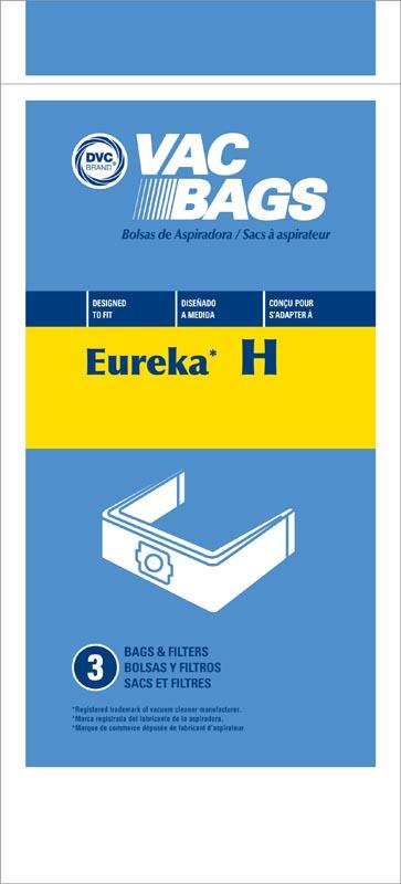 Eureka Replacement Type H Standard Vacuum Bag, 3pk