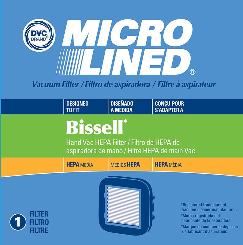 Bissell Replacement Hand Vac HEPA Filter, 1pk