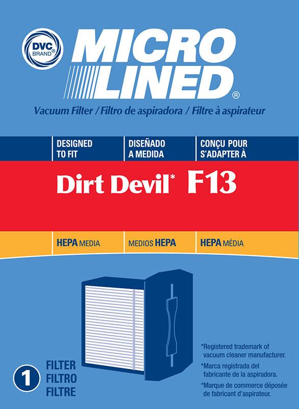 Dirt Devil Replacement F13 HEPA Filter, 1pk