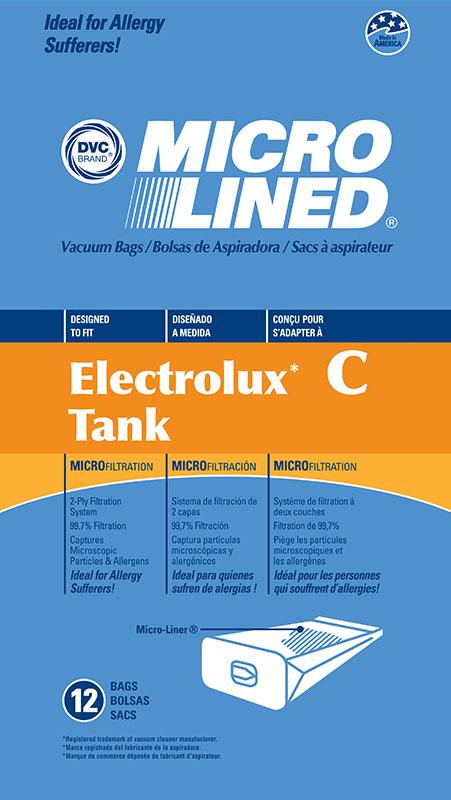 Electrolux Replacement Canister Microlined Vacuum Bag, 12pk