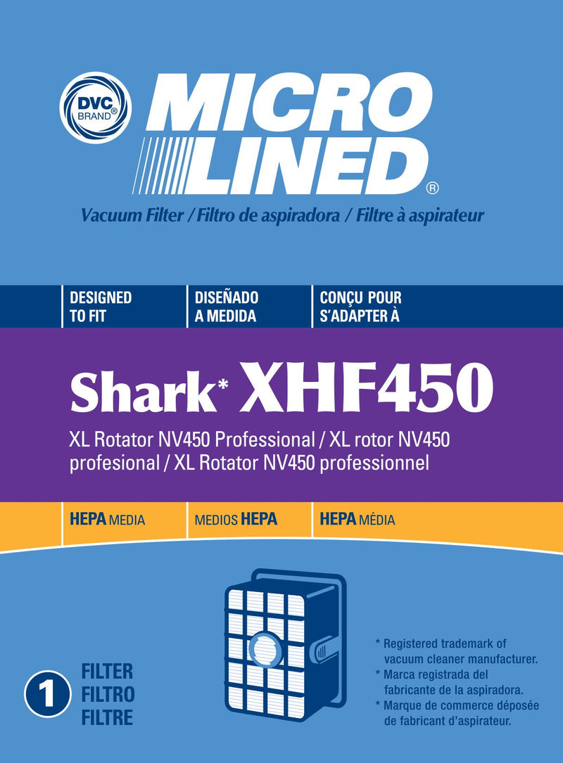 Shark Replacement XHF450 XL Rotator Professional NV450 HEPA Filter