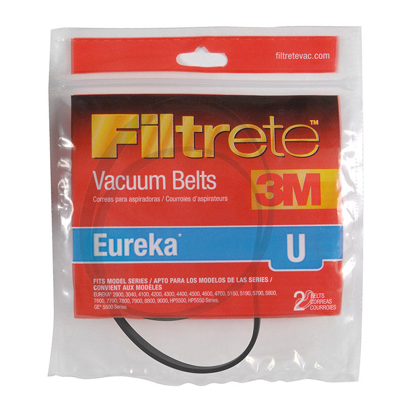 Eureka Replacement 67312B Style U Belt, 2pk