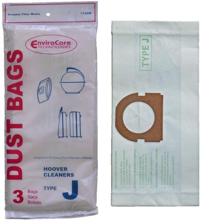 Hoover Replacement Style J Standard Filtration Bags, 3pk (EVC114SW)