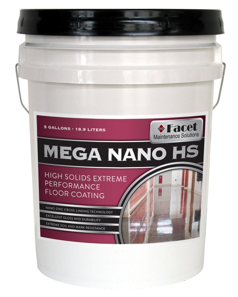 Facet Mega Nano High Solids Extreme Performance Coating with Patented Nano-Zinc Technology, Five Gallons