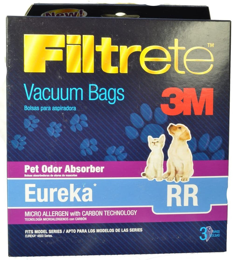 Eureka Replacement Type RR Filtrete Vacuum Bags, 3pk