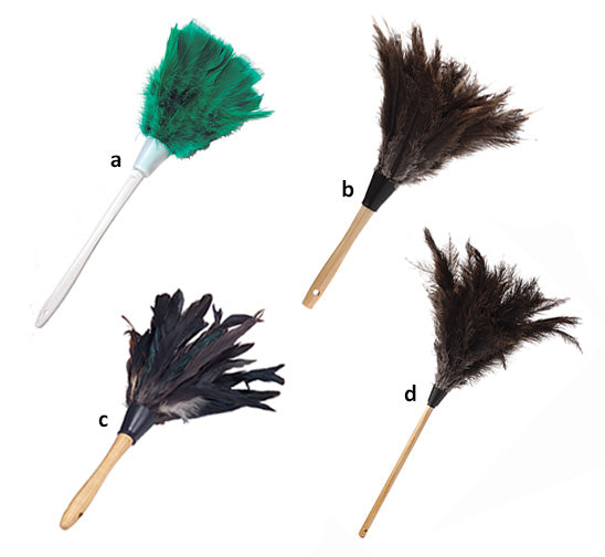 Lambskin Ostrich Feathers – 14" Plume, on a 1/2&