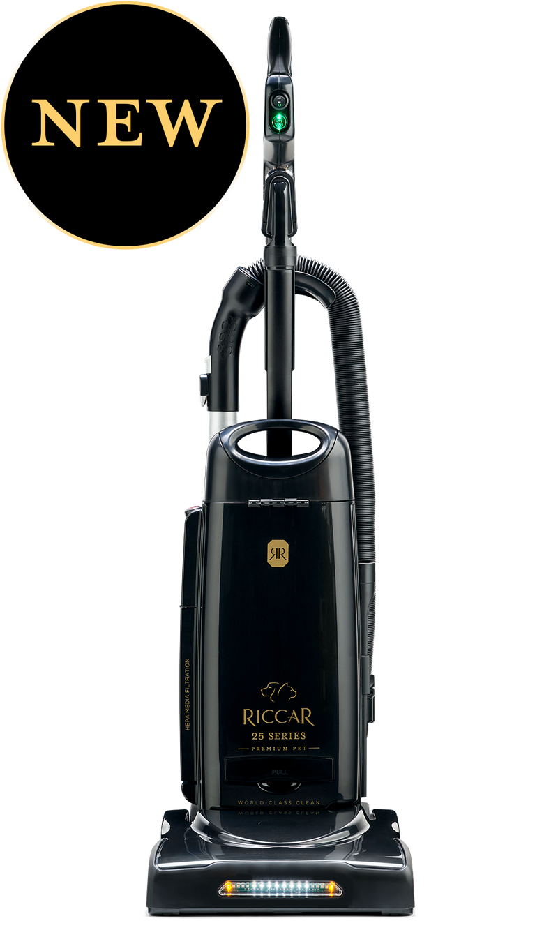 Riccar R25P Premium Pet Clean Air Upright Black