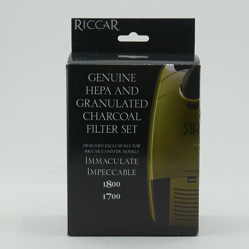 Riccar HEPA Media & S-Class Charcoal Filter Set, Immaculate / Impeccable RF17G