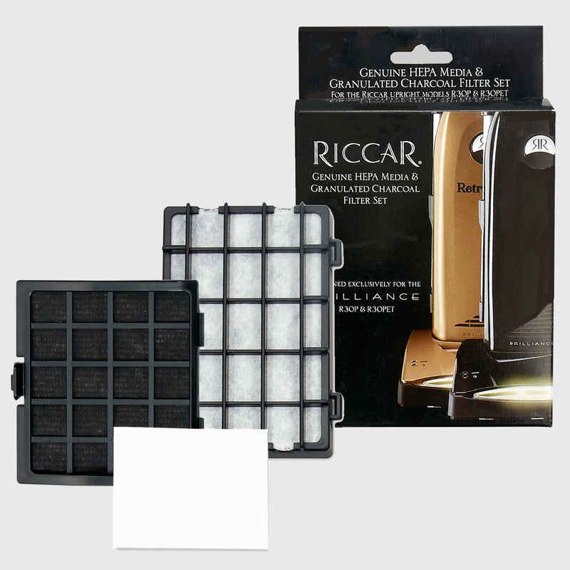 Riccar Brilliance Premium Upright HEPA Media Filter Set, RF30P