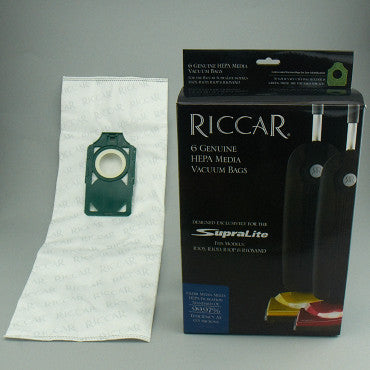 Riccar Type L HEPA Media Bags for SupraLite R10 Series RLHC-6, 6pk