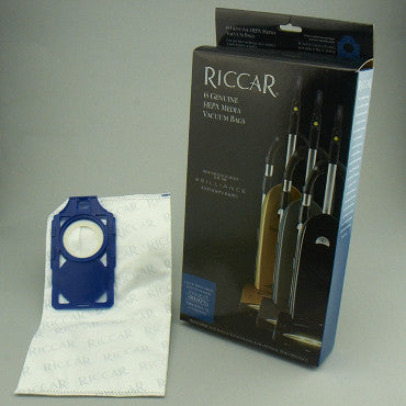 Riccar Type N HEPA Media Bags for Brilliance R30 Series RNH-6, 6pk