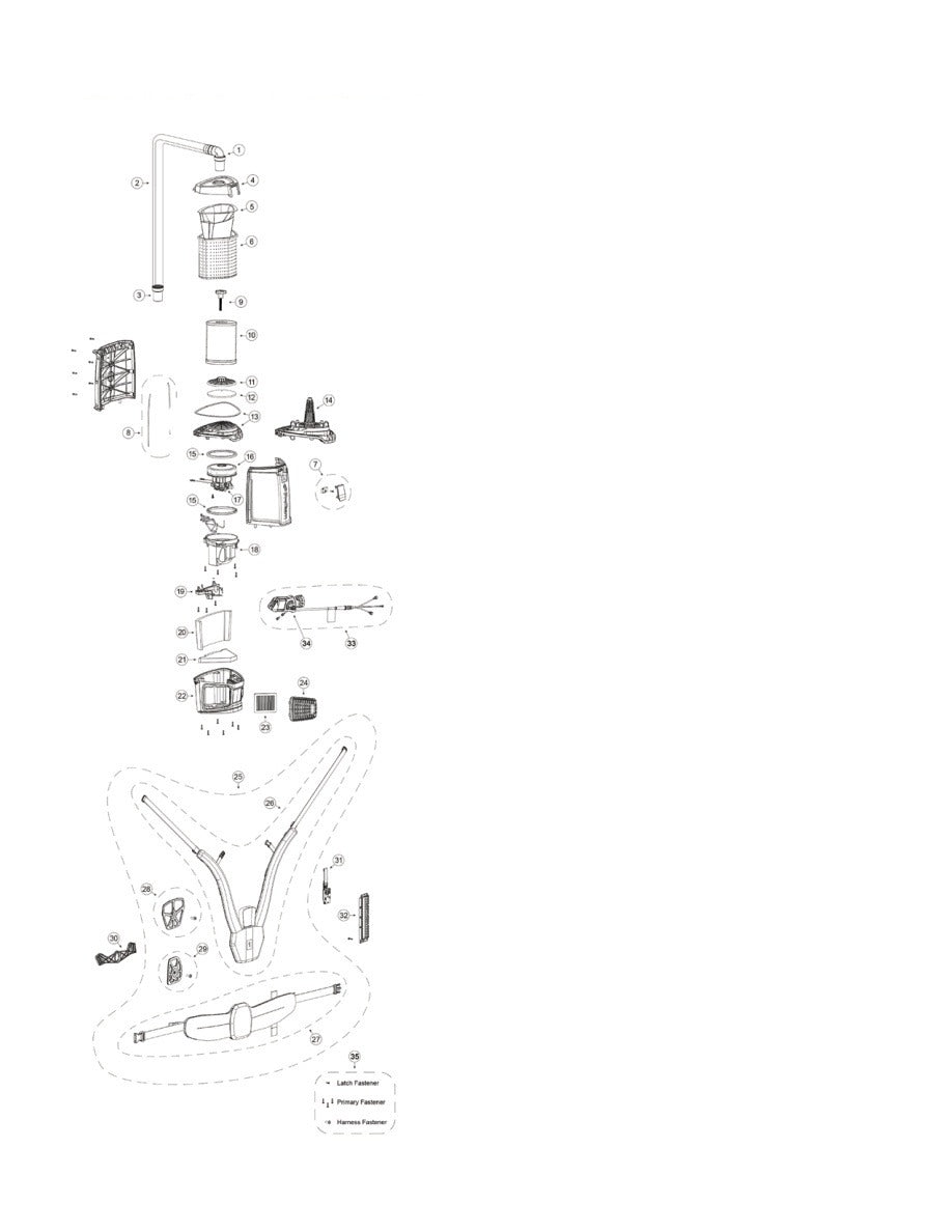ProBlitz AirMover / ProGuard 4 Portable exploded parts diagram